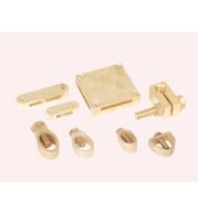 High Quality Brass Earth Terminal for Electrical Grounding Connections, Durable Corrosion-Resistant Brass Terminal Block, Precision Threaded Earth Connector for Industrial and Domestic Wiring Applications